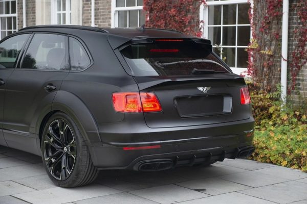 KAHN Milled Aluminum Exhaust Finishers - Only Compatible with Carbon Exteriors Styling Pack for Bentley Bentayga (2016-2020)